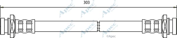 APEC BRAKING Тормозной шланг HOS3583